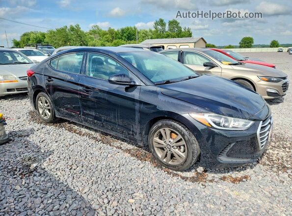 5NPD84LF0JH390894 2018 HYUNDAI ELANTRA Black წინა მარჯვენა