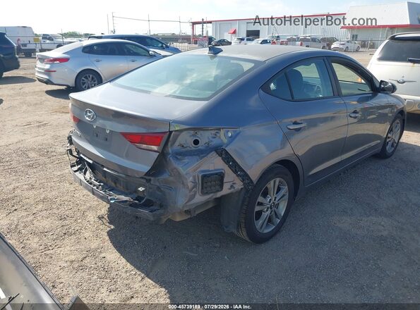 5NPD84LF0JH392645 2018 HYUNDAI ELANTRA Gray Հետևի աջ