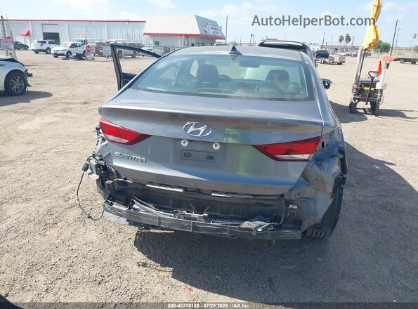 5NPD84LF0JH392645 2018 HYUNDAI ELANTRA Gray Դիմացի տեսք