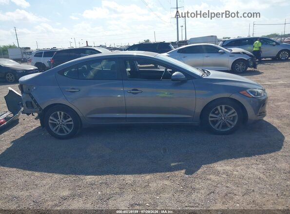 5NPD84LF0JH392645 2018 HYUNDAI ELANTRA Gray Սալոնի 360 աստիճան տեսք