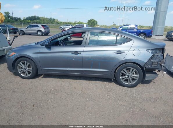 5NPD84LF0JH392645 2018 HYUNDAI ELANTRA Gray 