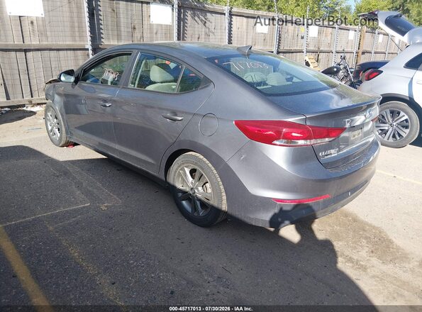 5NPD84LF0JH399546 2018 HYUNDAI ELANTRA Gray Tył lewy