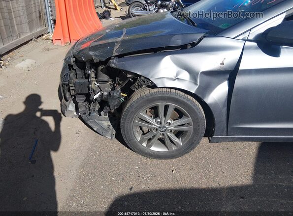 5NPD84LF0JH399546 2018 HYUNDAI ELANTRA Gray 