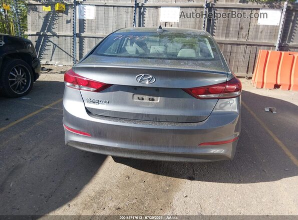 5NPD84LF0JH399546 2018 HYUNDAI ELANTRA Gray 