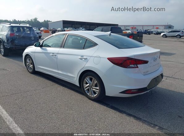 5NPD84LF0KH462775 2019 HYUNDAI ELANTRA White უკანა მარცხენა