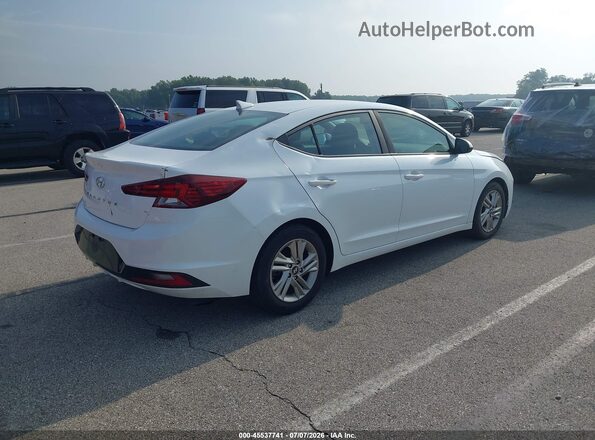 5NPD84LF0KH462775 2019 HYUNDAI ELANTRA White უკანა მარჯვენა