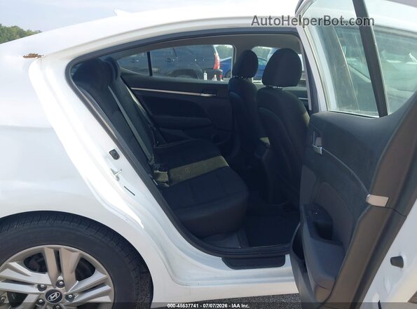 5NPD84LF0KH462775 2019 HYUNDAI ELANTRA White VIN კოდის სტიკერის ხედი