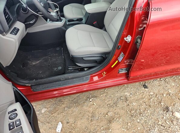 5NPD84LF0KH465692 2019 HYUNDAI ELANTRA Red Вид підкапотного простору