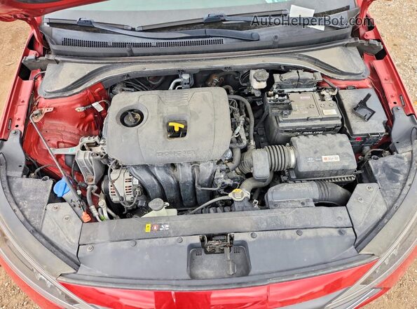 5NPD84LF0KH465692 2019 HYUNDAI ELANTRA Red Вид задньої частини салону