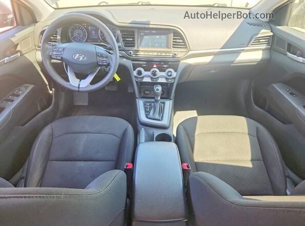 5NPD84LF0KH467362 2019 HYUNDAI ELANTRA Gray Vista del salpicadero