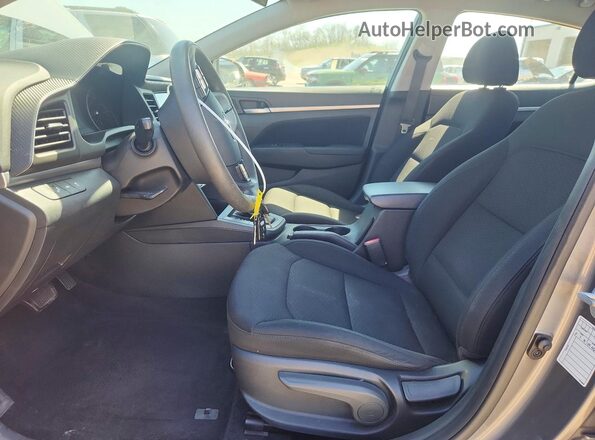 5NPD84LF0KH467362 2019 HYUNDAI ELANTRA Gray Vista interior delantera