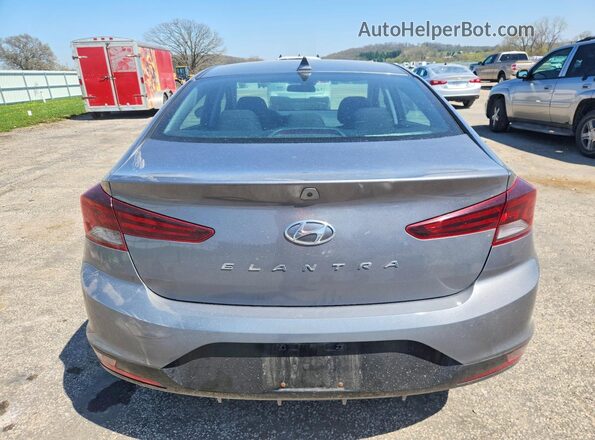 5NPD84LF0KH467362 2019 HYUNDAI ELANTRA Gray Vista trasera