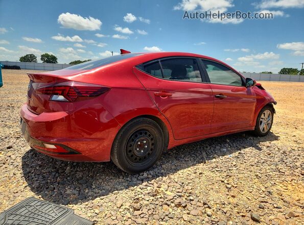 5NPD84LF0KH469404 2019 HYUNDAI ELANTRA Red Հետևի աջ