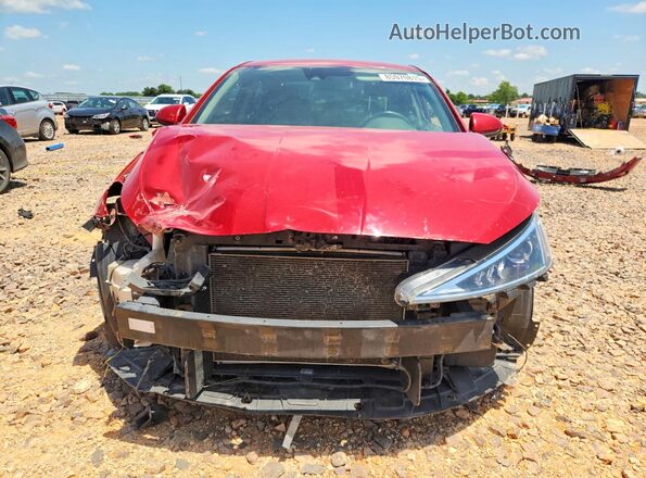 5NPD84LF0KH469404 2019 HYUNDAI ELANTRA Red Դիմացի տեսք
