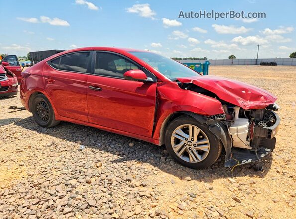 5NPD84LF0KH469404 2019 HYUNDAI ELANTRA Red Առջևի աջ