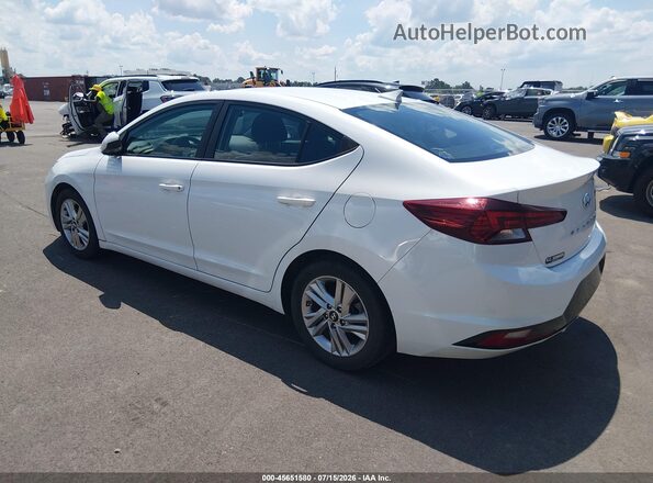5NPD84LF0KH475946 2019 HYUNDAI ELANTRA Белый Задняя левая четверть