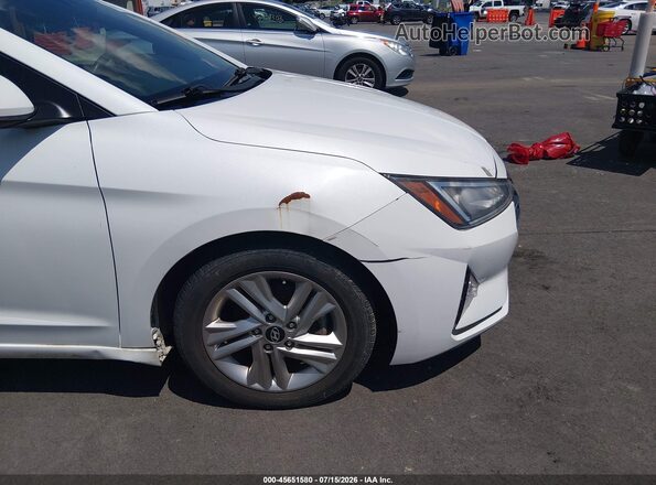 5NPD84LF0KH475946 2019 HYUNDAI ELANTRA Белый 