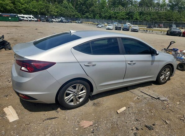 5NPD84LF0KH486798 2019 HYUNDAI ELANTRA Серебряный Задняя правая четверть