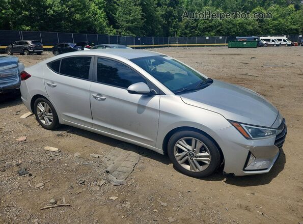5NPD84LF0KH486798 2019 HYUNDAI ELANTRA Серебряный Передняя правая четверть