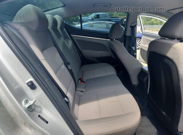 5NPD84LF0KH486798 2019 HYUNDAI ELANTRA Серебряный Вид задних сидений