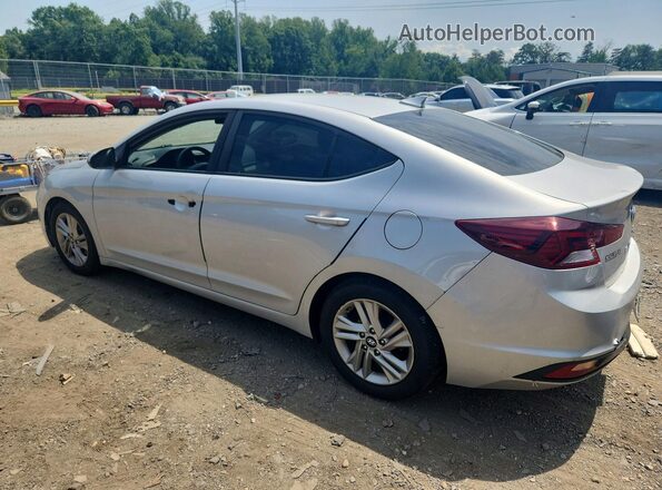 5NPD84LF0KH486798 2019 HYUNDAI ELANTRA Серебряный Задняя левая четверть