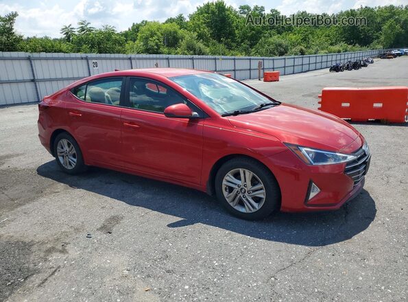 5NPD84LF0LH517579 2020 HYUNDAI ELANTRA Maroon წინა მარჯვენა