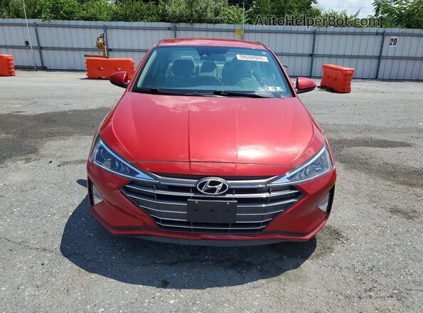 5NPD84LF0LH517579 2020 HYUNDAI ELANTRA Maroon წინა ხედი