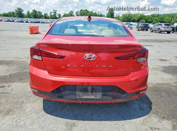 5NPD84LF0LH517579 2020 HYUNDAI ELANTRA Maroon უკანა ხედი