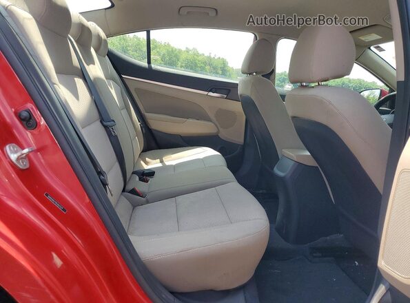 5NPD84LF0LH517579 2020 HYUNDAI ELANTRA Maroon უკანა სავარძლების ხედი
