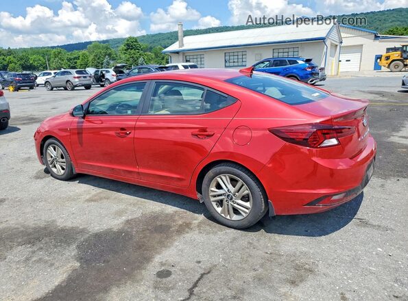 5NPD84LF0LH517579 2020 HYUNDAI ELANTRA Maroon უკანა მარცხენა