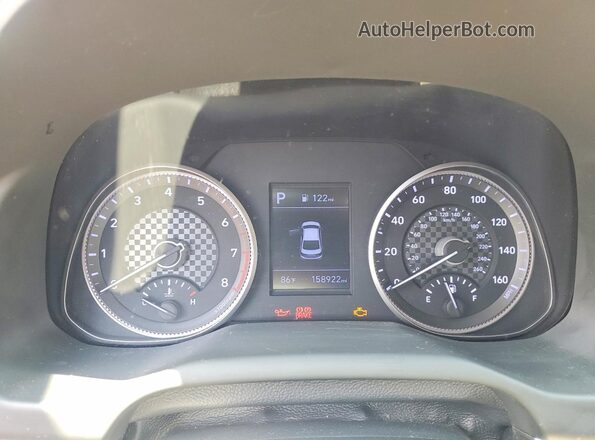 5NPD84LF0LH517579 2020 HYUNDAI ELANTRA Maroon ხელსაწყოთა პანელის ხედი