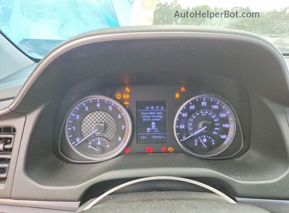 5NPD84LF0LH519994 2020 HYUNDAI ELANTRA Silver Instrument cluster view
