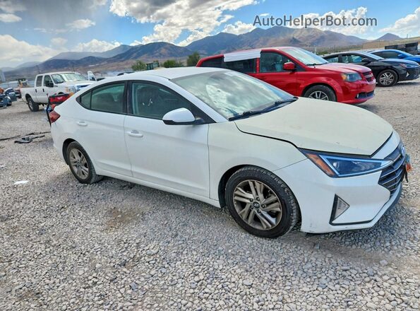 5NPD84LF0LH570749 2020 HYUNDAI ELANTRA White Front right