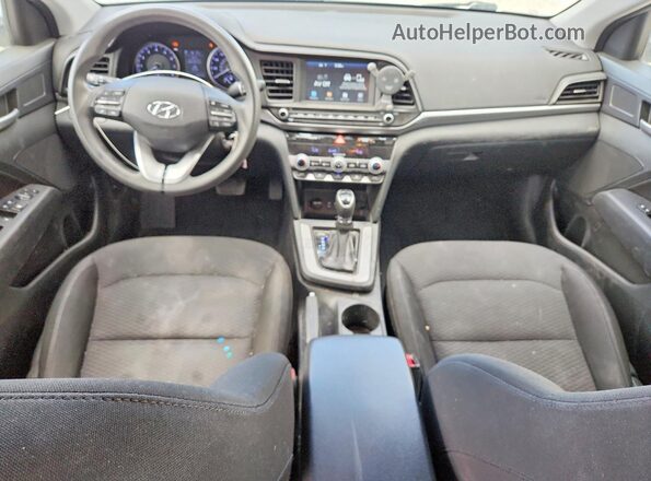5NPD84LF0LH570749 2020 HYUNDAI ELANTRA White Dashboard view