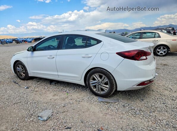 5NPD84LF0LH570749 2020 HYUNDAI ELANTRA White Rear left