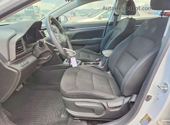 5NPD84LF0LH570749 2020 HYUNDAI ELANTRA White Front interior view