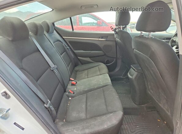 5NPD84LF0LH570749 2020 HYUNDAI ELANTRA White Rear seats view