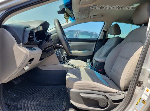 5NPD84LF0LH588443 2020 HYUNDAI ELANTRA Silver Widok wnętrza z przodu