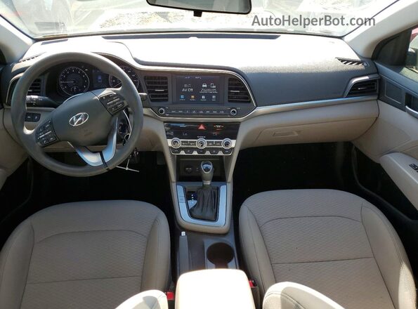 5NPD84LF0LH592878 2020 HYUNDAI ELANTRA Silver Вид панелі приладів