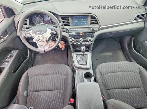 5NPD84LF0LH599023 2020 HYUNDAI ELANTRA White Dashboard view