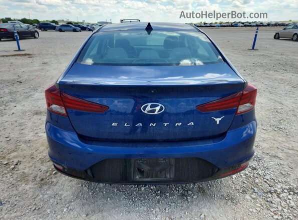 5NPD84LF0LH610926 2020 HYUNDAI ELANTRA Синий Вид сзади