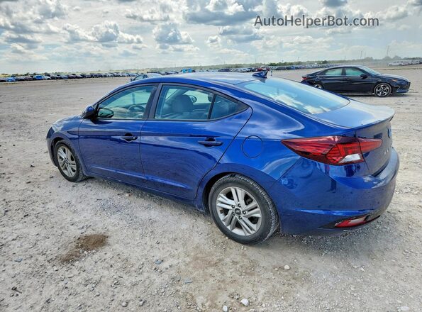 5NPD84LF0LH610926 2020 HYUNDAI ELANTRA Синий Задняя левая четверть