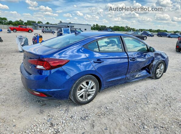 5NPD84LF0LH610926 2020 HYUNDAI ELANTRA Синий Задняя правая четверть