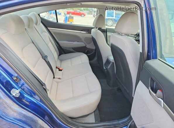 5NPD84LF0LH610926 2020 HYUNDAI ELANTRA Синий Вид задних сидений