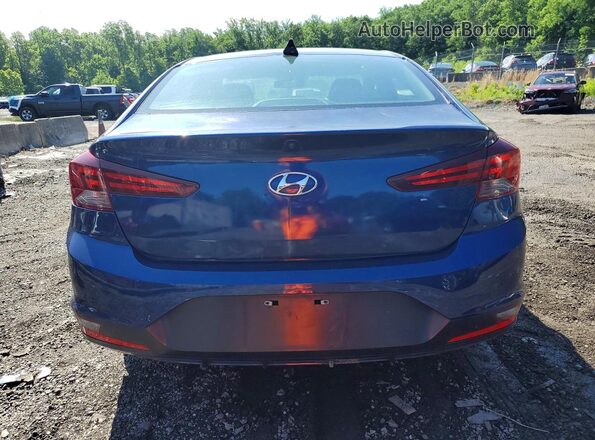5NPD84LF0LH622414 2020 HYUNDAI ELANTRA Blue Widok z tyłu