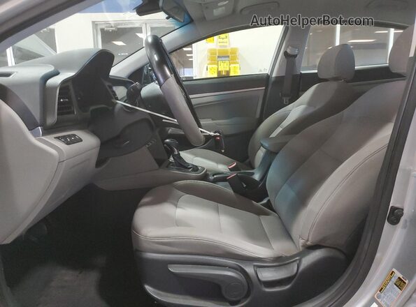 5NPD84LF0LH623482 2020 HYUNDAI ELANTRA Silver Vista interior delantera