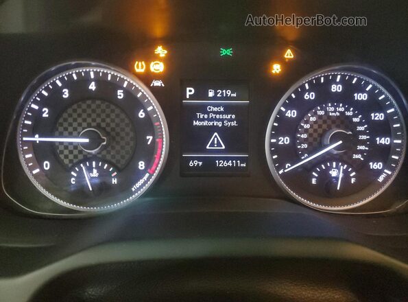 5NPD84LF0LH623482 2020 HYUNDAI ELANTRA Silver Vista del cuadro de instrumentos