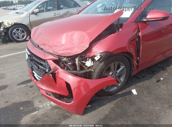 5NPD84LF1HH010746 2017 HYUNDAI ELANTRA Red Vista frontal