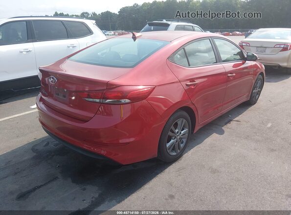 5NPD84LF1HH010746 2017 HYUNDAI ELANTRA Red Trasero derecho