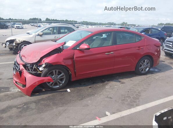 5NPD84LF1HH010746 2017 HYUNDAI ELANTRA Red Vista interior de 360 grados